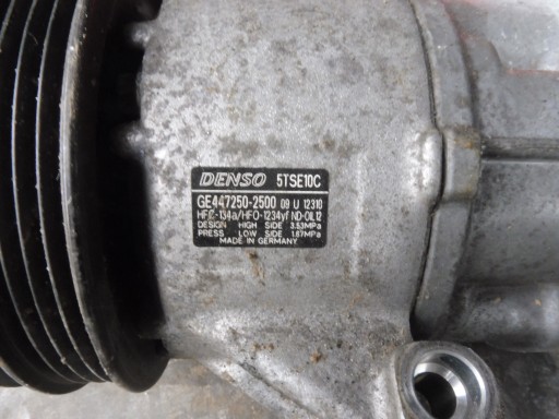 GE447250-2500 - Компрессор кондиционера TOYOTA Yaris III lift 1,5