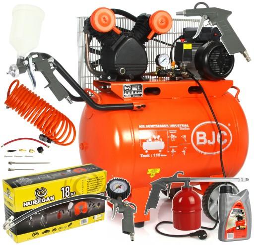 МАСЛЯНИЙ КОМПРЕСОР 115 Л КОМПРЕСОР 2 ПОРШНІ BJC НАБІР