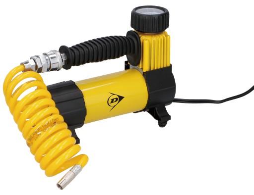 АВТОМОБИЛЬНЫЙ КОМПРЕССОР ДЛЯ ПРИЖИВАТЕЛЯ 12В 3 АДАПТЕРА DUNLOP