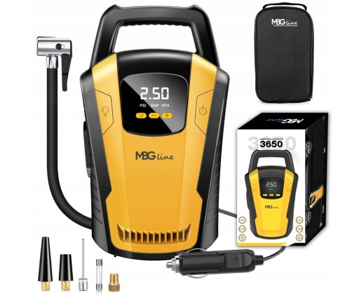 Автомобільний компресор насос компресор 12V LED LCD