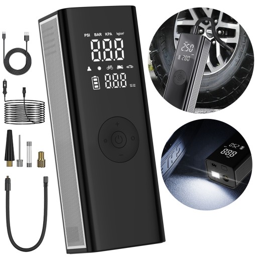 Автомобільний компресор бездротовий насос велосипед