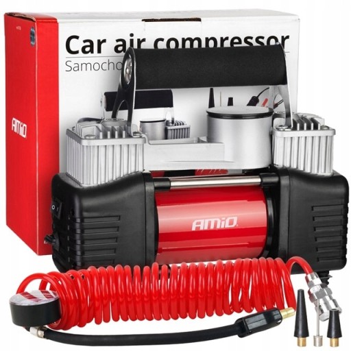 КОМПРЕССОРНЫЙ ДВУХПОРШНЕВОЙ ВОЗДУШНЫЙ КОМПРЕССОР, ЭФФЕКТИВНОСТЬ 12 В, 60 Л/МИН, 10 БАР