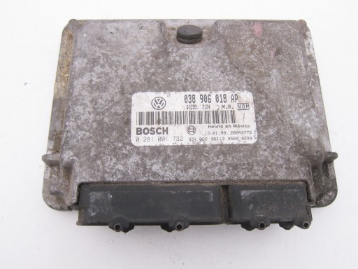 0281001732 038906018AP ECU - КОМПЬЮТЕР 0281001732 038906018AP VW NEW BEETLE