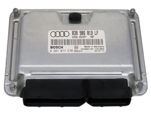 038906019LF 0281011210 - КОМП'ЮТЕР AUDI A4 B6 1.9 TDI 038906019LF 0281011210