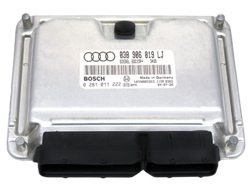 038906019LJ 0281011222 - КОМП'ЮТЕР AUDI A4 B6 1.9 TDI 038906019LJ 0281011222