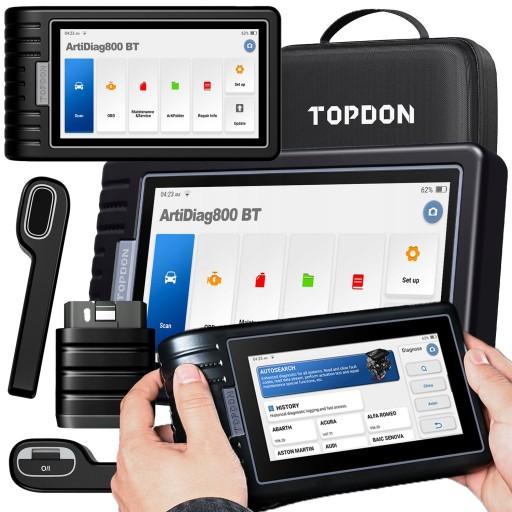 ДІАГНОСТИЧНИЙ КОМП'ЮТЕР TOPDON ARTIDIAG800BT ПОЛЬСЬКОЮ