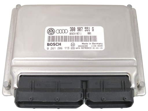 3B0 907 - Эбу компьютера audi a4 a6 2.8 3b0907551g 0261206113