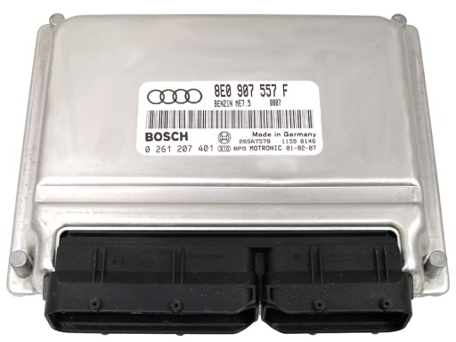 8E0907557F 0261207401 - БЛОК КОМП'ЮТЕРА AUDI A4 B6 2.0 8E0907557F 0261207401