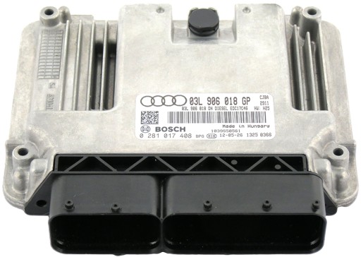 03L 906 018 GP  0 281 017 408 - ЕБУ КОМП'ЮТЕР AUDI Q5 2.0TDI 03L906018GP 0281017408