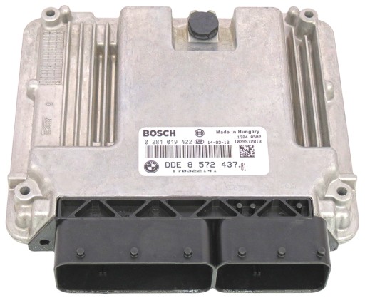 8 572 - BMW 2.0 D ECU КОМП'ЮТЕР DDE8572437 0281019422