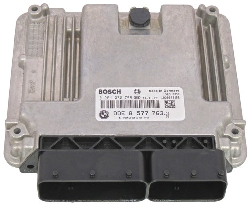 8 577 - BMW 2.0 D ECU КОМП'ЮТЕР DDE8577763 0281030758