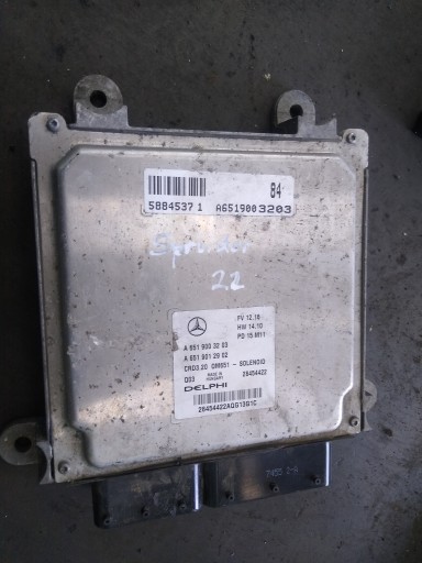 A6519003203 - КОМП'ЮТЕР MERCEDES SPRINTER 906 LIFT 2.2 CDI 2007-2017 A6519003203