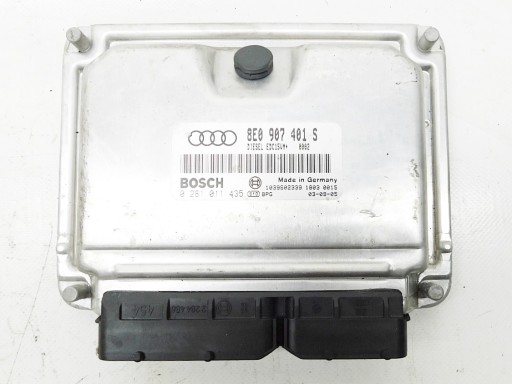 8E0907401S 0281011435 - МОТОКОМПЬЮТЕР - Audi A4 B6 2.5 TDI BCZ