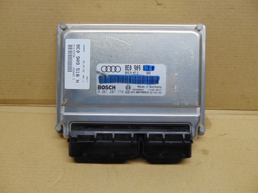 8E0909518N 0261207779 - КОМП'ЮТЕР БЛОК КЕРУВАННЯ ДВИГУНОМ AUDI A4 B6 1.8T AVJ 8E0909518N 0261207779