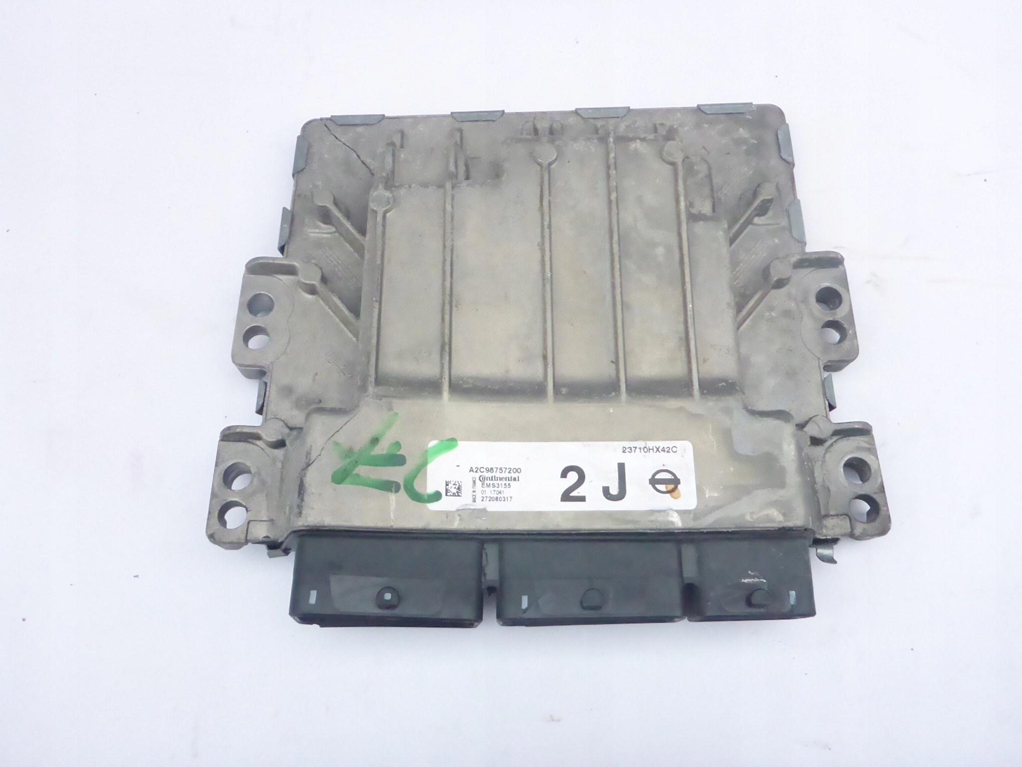 23710HX42C 2J, - Комп'ютер контролер двигуна NISSAN QASHQAI J11 1.2