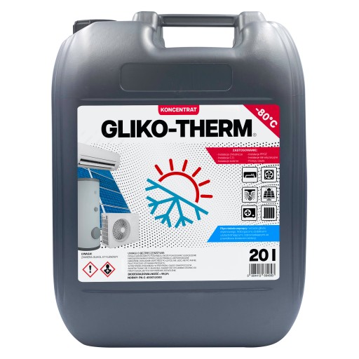 КОНЦЕНТРАТ 20Л ДЛЯ ОПАЛЕНЬ ГЛІКОЛЬ -80°C