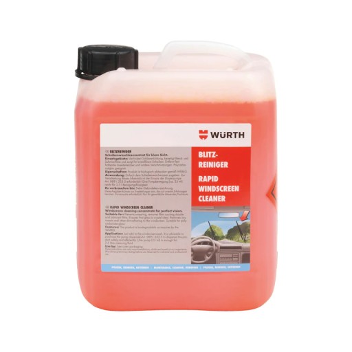 WURTH SUMMER WASHER FLUID CONCENTRAT 5L З АРОМАТОМ ЛІТА
