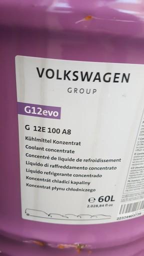 КОНЦЕНТРАТ ОХЛАЖДАЮЩЕЙ ЖИДКОСТИ G12EVO ORIGINAL VW G12E100A8 БОЧКА 60Л