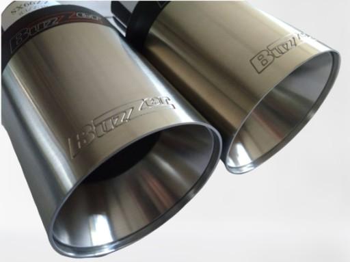 НАКОНЕЧНИК ЗУМЕРА 90 ММ ТЮНІНГ AUDI VW BMW SATIN