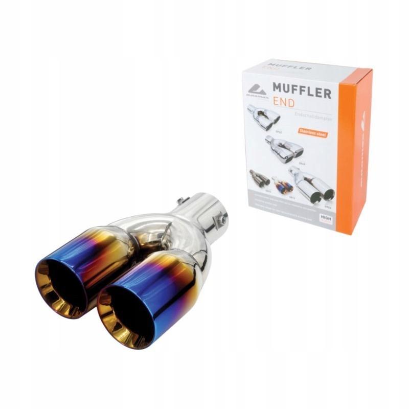 НАКОНЕЧНИК ГЛУШНИКА ХРОМОВАНИЙ СИНІЙ-5813