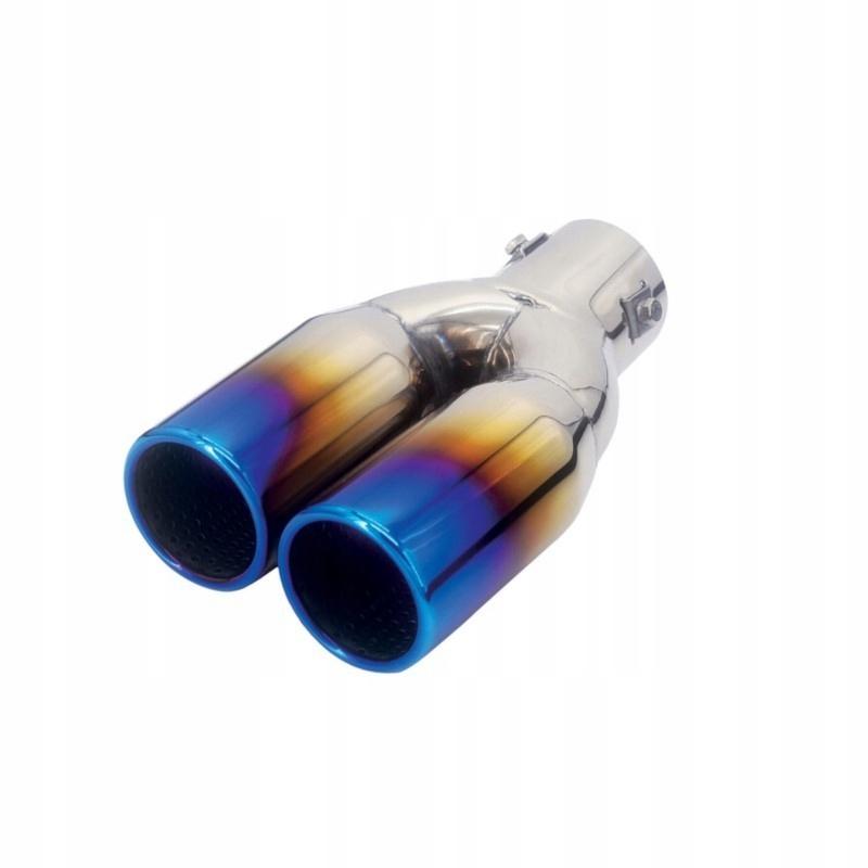 НАКОНЕЧНИК ГЛУШНИКА ХРОМОВАНИЙ СИНІЙ-5844SK