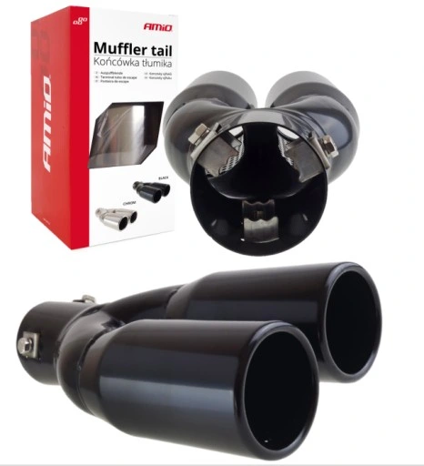 НАКОНЕЧНИК ГЛУШИТЕЛЯ SPORT ДВОЙНАЯ КРЫШКА ВЫХЛОПНОЙ КРЫШКИ