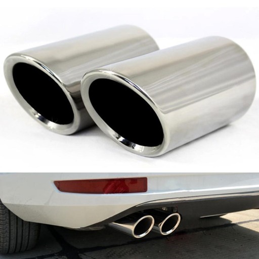 Наконечник глушителя выхлопной трубы AUDI VW SEAT SKODA TSI TFSI TDI в сборе 54-64 хром