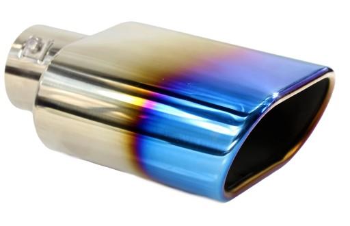 Наконечник глушителя на гриле плоский овальный 40-58 мм