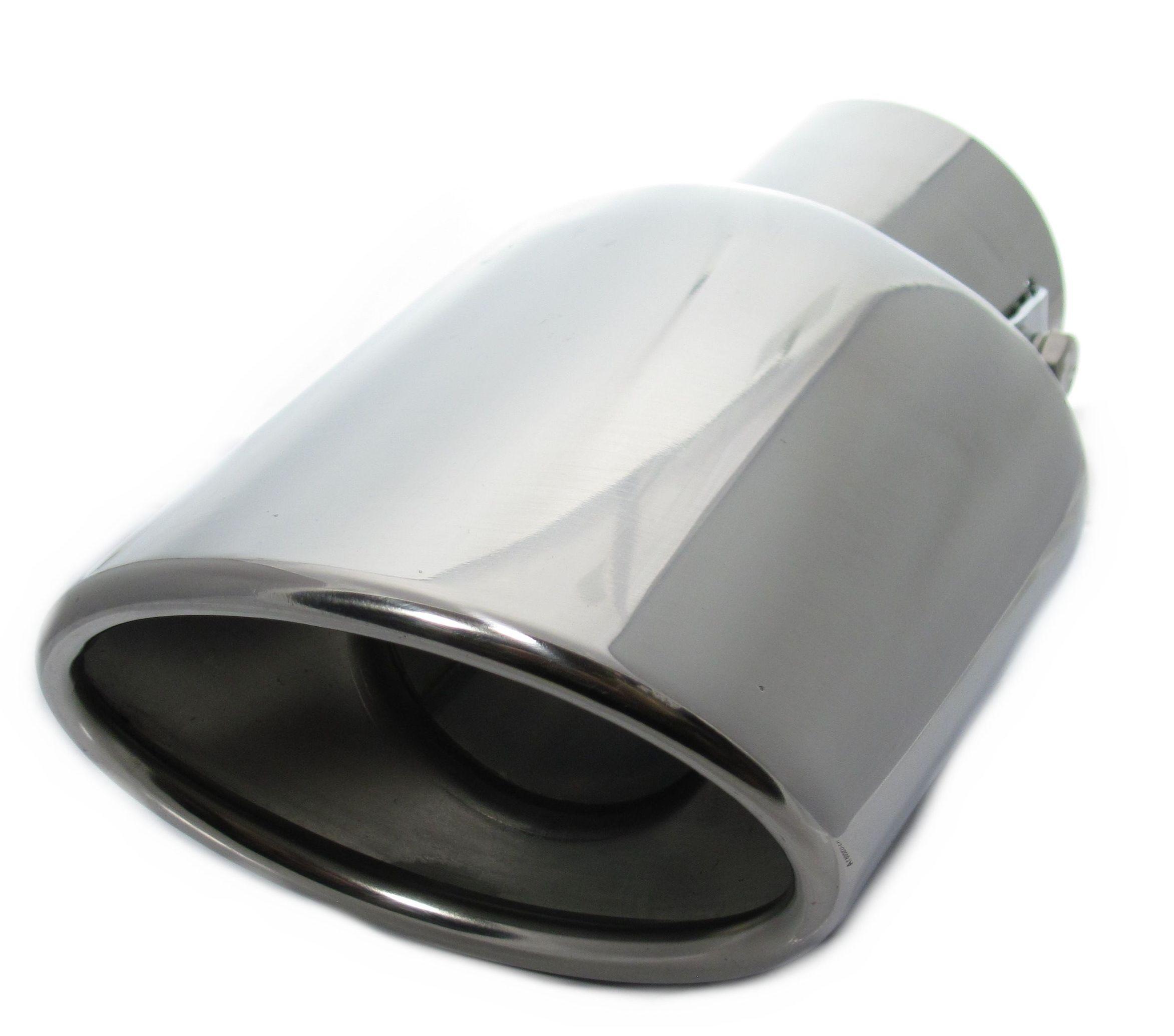 Наконечник глушника з нержавіючої сталі овальний еліпс 53 мм