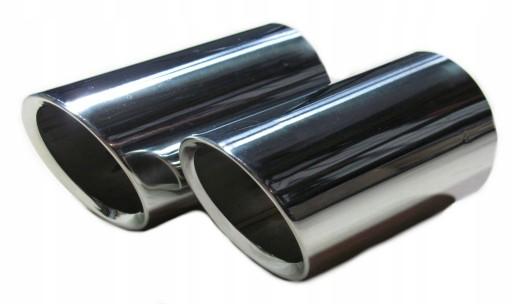 2шт VW Audi A4 Q5 Q3 глушитель выхлопной наконечник