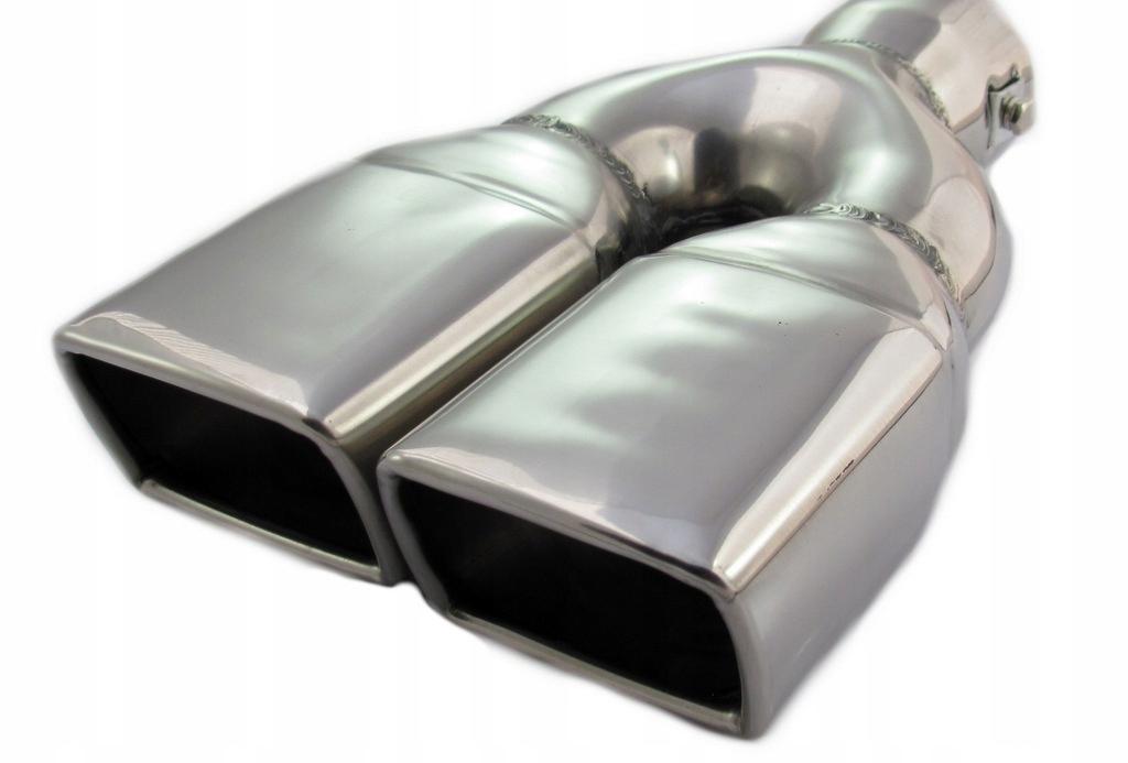 Наконечник глушителя выхлопной трубы из нержавеющей стали двойной