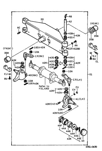 844 - РУЛЕВОЕ УПРАВЛЕНИЕ LH TOYOTA 13LH