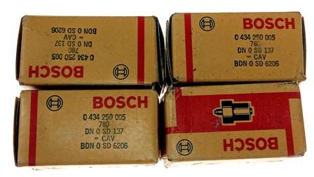 0434250005.04 - НАКОНЕЧНИК ІНЖЕКЦІЙНИЙ 4 ШТ. DN0SD137 КОРПУС BOSCH ФРАНЦІЯ!