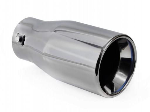 Наконечник вихлопної труби з нержавіючої сталі чорний хром fi102mm