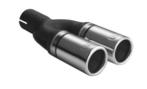 Наконечник глушника ULTER 2x60 мм фітинг 45 мм