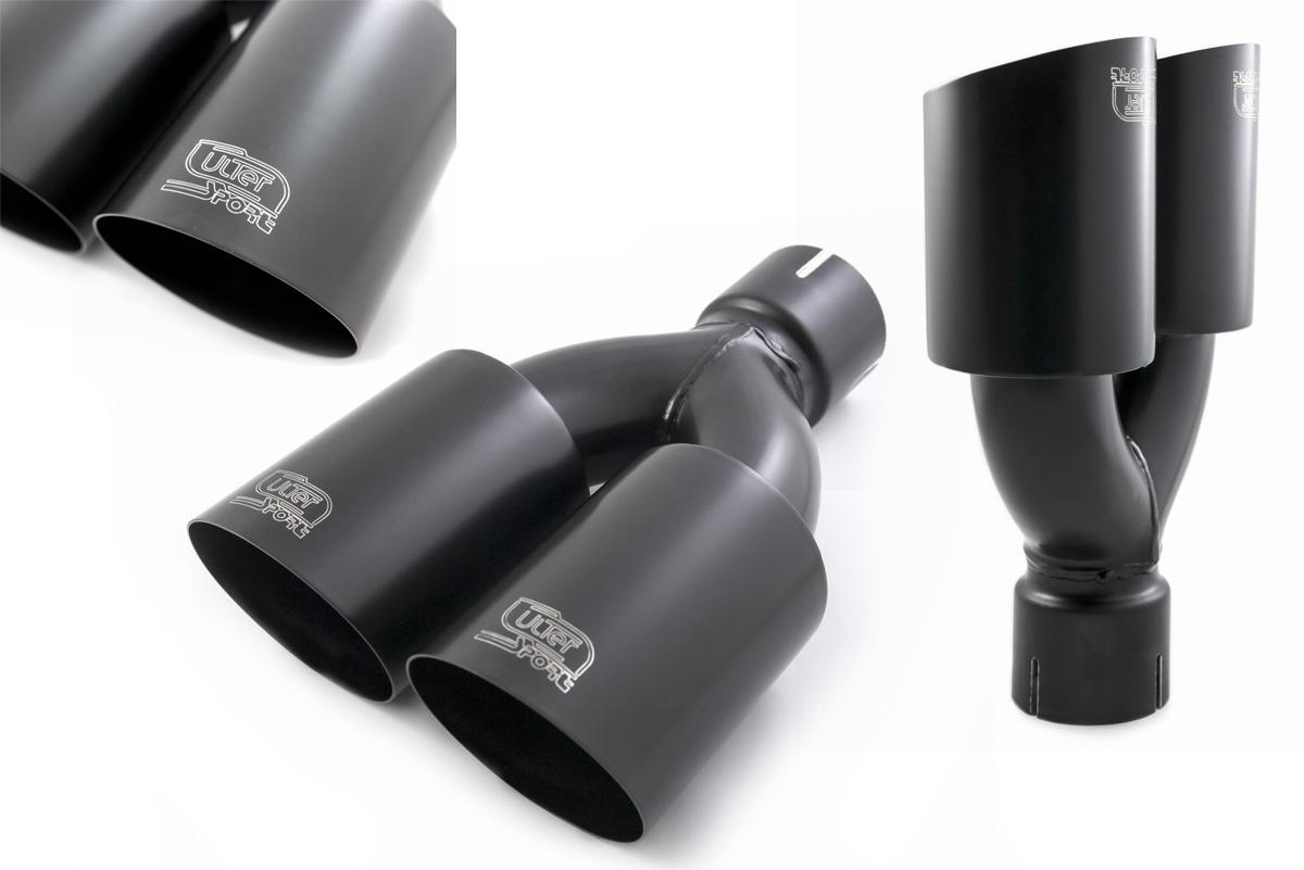 Наконечник глушника ULTER 2x80 мм фітинг 60 мм