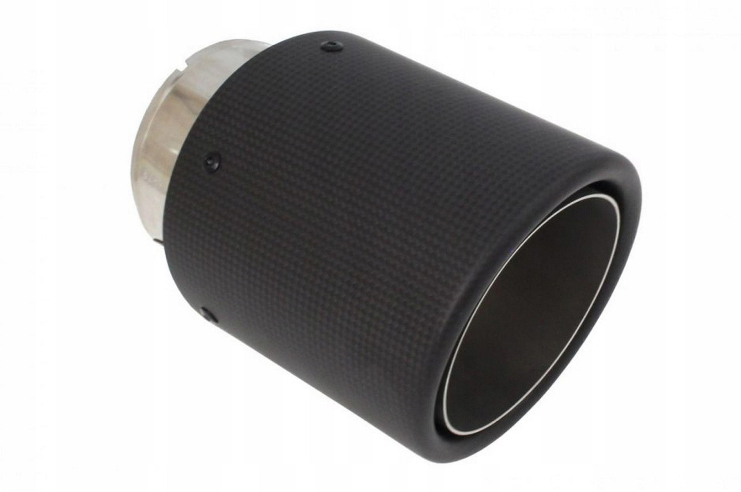 Наконечник глушника 114 мм фітинг 76 мм карбон