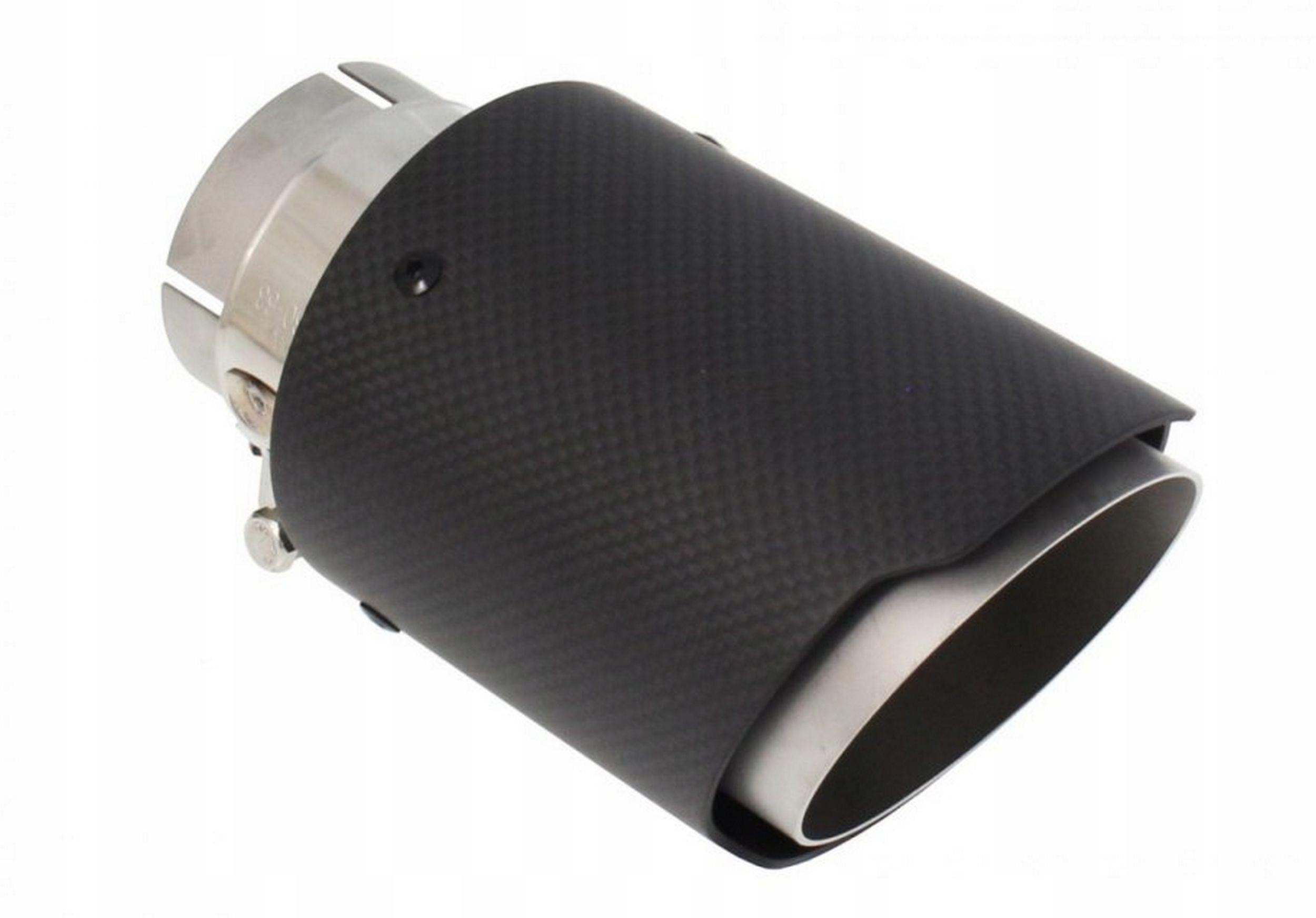 Наконечник глушителя 114 мм фитинг 76 мм карбон