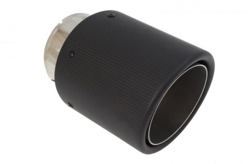 ГЛУШИТЕЛЬ ВЫХЛОПНОЙ НАКОНЕЧНИКА 114 мм В СБОРЕ 76 мм карбон