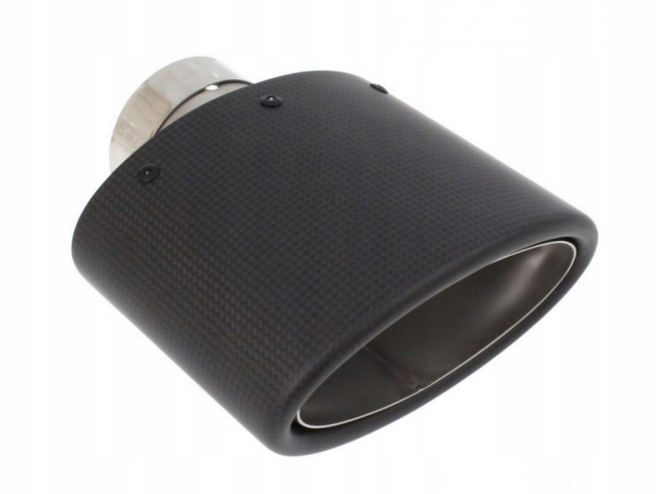 Наконечник глушника 82x152 фітинг 60 мм карбон