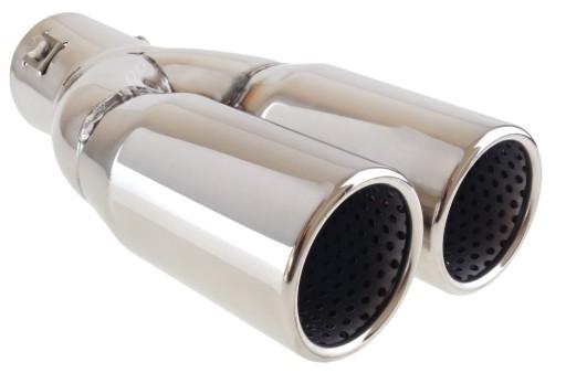 SILENCER ВЫХЛОПНОЙ НАКОНЕЧНИК ХРОМИРОВАННАЯ НЕРЖАВЕЮЩАЯ СТАЛЬ