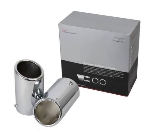 Наконечники вихлопної труби AUDI A4 B8 A5 A6 C7 Q5 хром