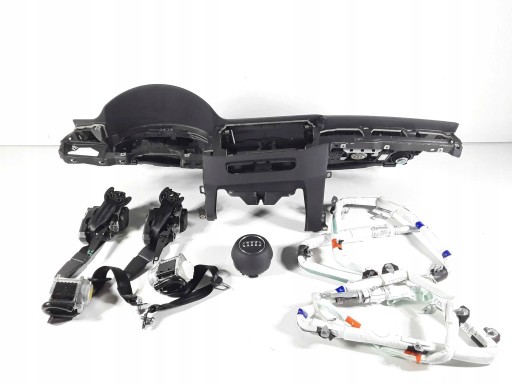 КОНСОЛЬ РЕМНИ ПОДУШЕК БЕЗОПАСНОСТИ BLACK SOUL AUDI A4 B9 ORIGINAL NICE