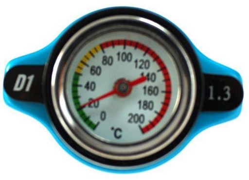 DS-KO-021 - Кришка наповнювача радіатора 28 мм 1.3 BAR d1spec термометр