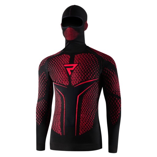 ФУТБОЛКА REBELHORN З БАЛАКЛАВОЮ THERM II 2IN1 BLACK / RED XS / S