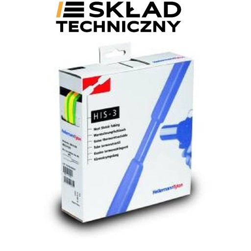 ТЕРМОУСАДОЧНАЯ ТРУБКА 3:1 HIS-24/8 ЗЕЛЕНЫЙ / ЖЕЛТЫЙ