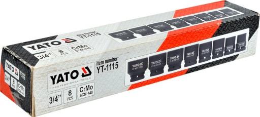 КПЛ. НАСАДКИ УДАРНЫЕ 3/4 8ШТ. 22-41 мм