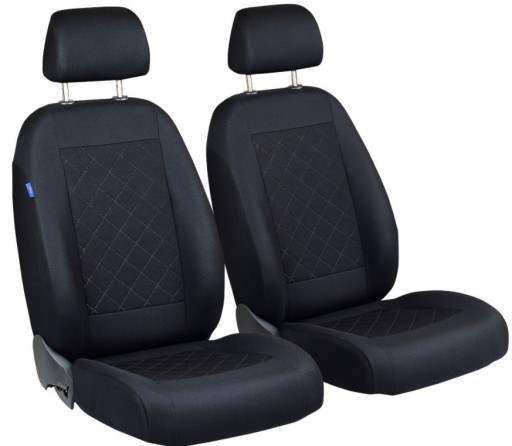 АВТОЧЕХЛЫ ДЛЯ УНИВЕРСАЛЬНОГО СИДЕНИЯ KRUSZMAR II - СТЁГАННЫЕ ЧЕРНЫЕ