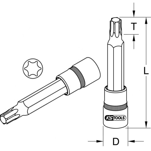 Головка KS Tools 1/2