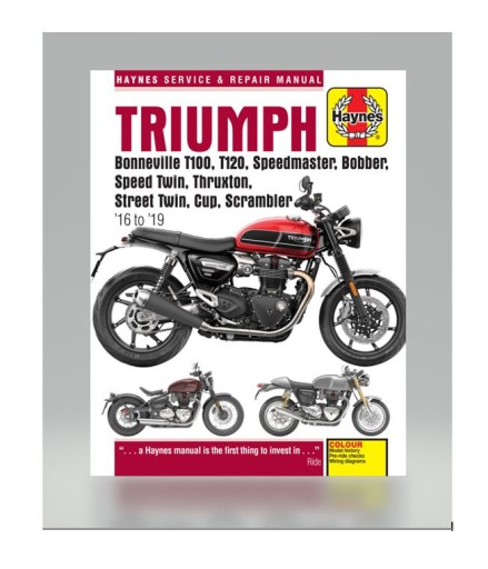 Книга про те, як полагодити мотоцикл TRIUMPH STREET CUP 900cc інструкція